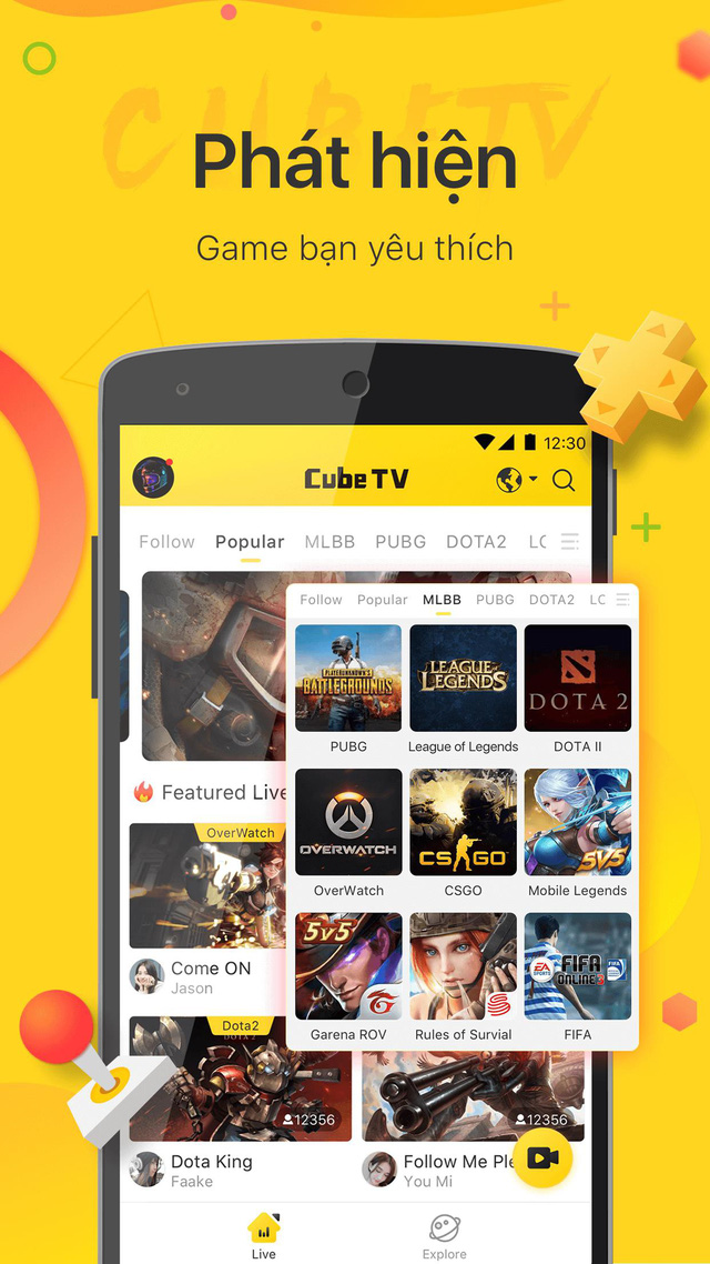 CUBE TV - Kênh stream game mới cực chất dành cho game thủ Việt